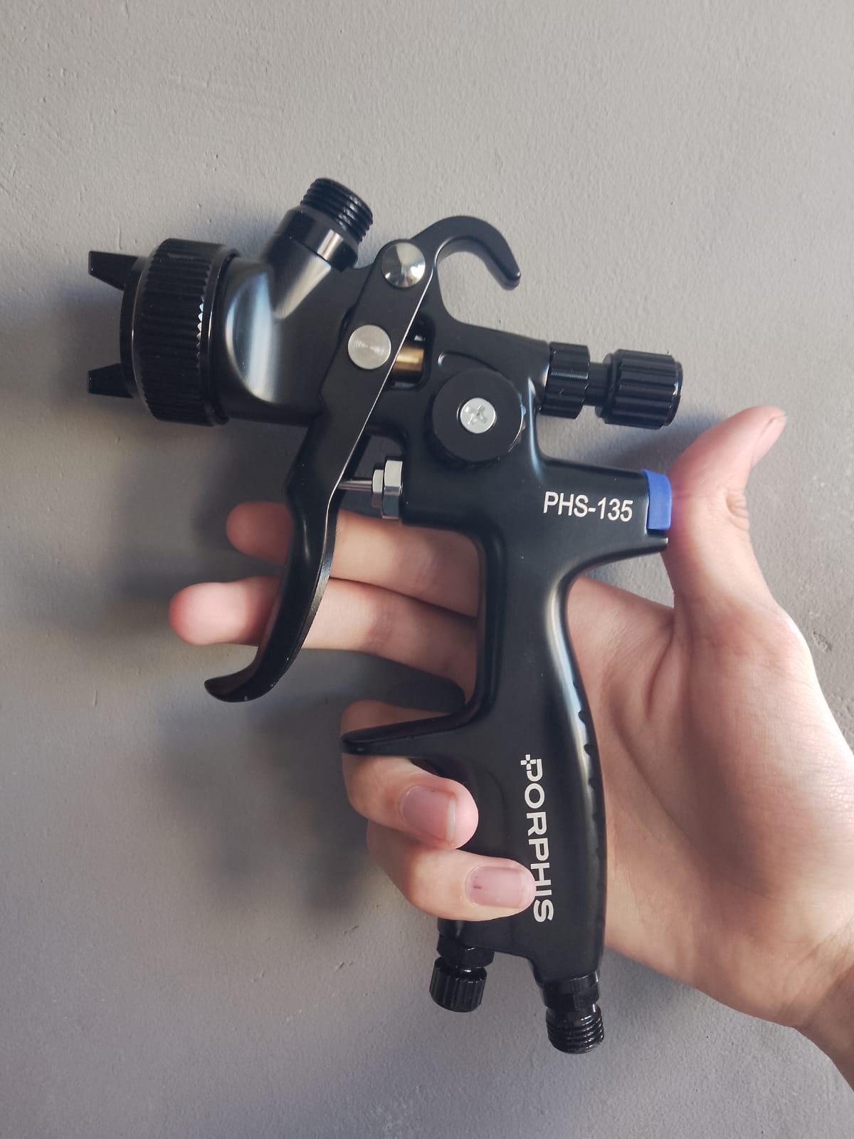 Porphis PHS-135 boquilla a elección 1.3 o 1.8 (Solo viene con una boquilla)